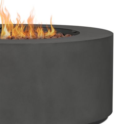Image showing  Aegean Round Propane Fire Table with Natural Gas Conversion Kit