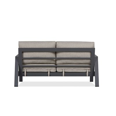 Image showing 6 th Real Flame Aegean Outdoor Two Seat Sofa