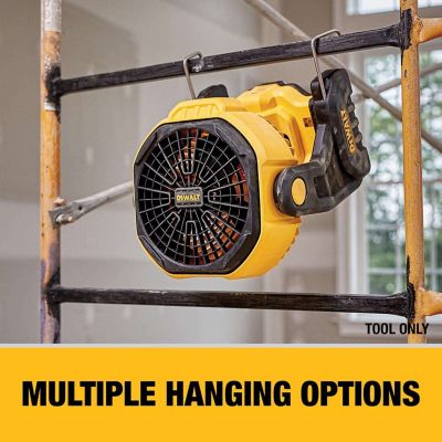 Image showing 5 th DEWALT 16.6 in. Indoor/Outdoor 20 V Max Jobsite Fan, 640 CFM
