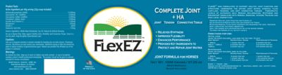 Image showing  Flexez Complete Joint + HA Horse Supplement, 37 oz.