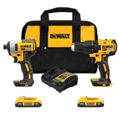 DEWALT DCK477D2 20V MAX Cordless Drill/Driver, Impact Driver, Circular Saw  & Work Light Combo Kit