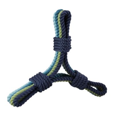 Retriever Stacked Tri-Rope Dog Chew Toy, Assorted Colors