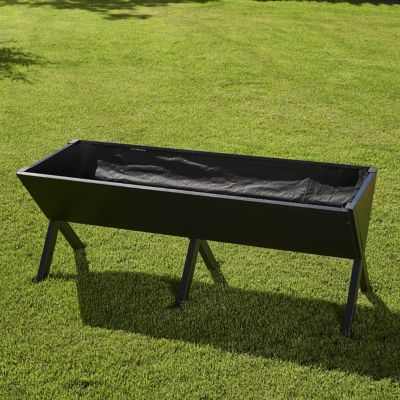 Image showing 5 th GroundWork 550 lb. All-Steel Elevated Planter, 7.85 cu. ft. Capacity