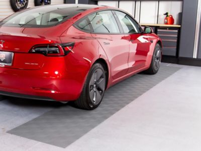 Image showing  Levant Vinyl Garage Runner, 55 Mil