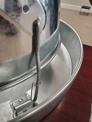 Image showing 5 th Rugg EGG Ranch 15 lb. Hanging Poultry Feeder, Galvanized