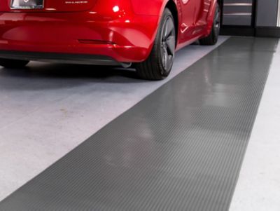 Image showing  Ribbed Vinyl Garage Runner, 55 Mil