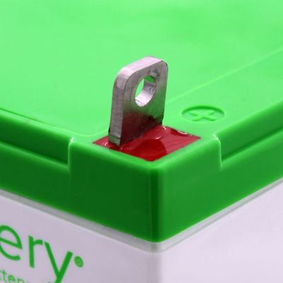 Image showing  12.8V 18Ah Battery in a 12Ah Case with T4 Terminals