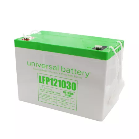 Universal battery 12.8 V 103 Ah LFP in group 27 box with I8 terminals Mower Batteries