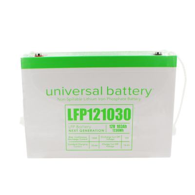 Image showing  12.8V 103Ah LFP Battery in a Group 27 Case with I8 Terminals
