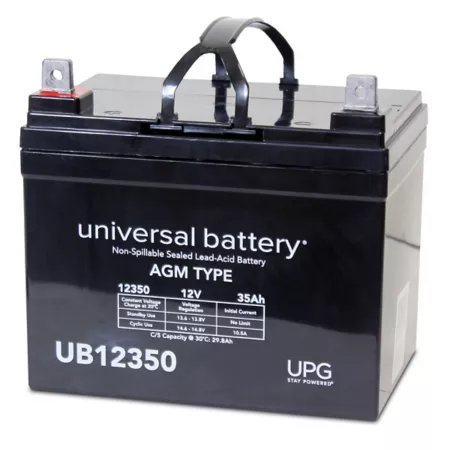 Universal Battery 12V 35Ah Sealed Lead Acid (SLA)/AGM Battery with L1 Terminals Mower Batteries