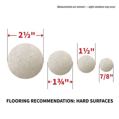 Image showing  Felt Furniture Pads Value Pack, 136 pc.