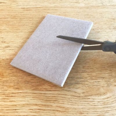 Image showing 6 th SuperSliders Gorilla Glue Self-Adhesive Felt Blanket, Oatmeal, 4.5 in., 2 pc.