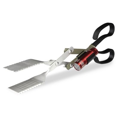 BBQ Croc 15 in. 3 in. 1 Barbecue Tool + Clip on Light, 89954B