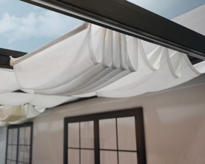 Image showing  11 ft. x 27 ft. Stockholm Patio Cover Roof Blinds