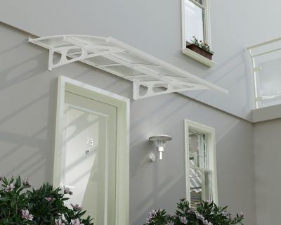 Image showing  7 x 5ft. Bordeaux 2230 Awning, White/Mist