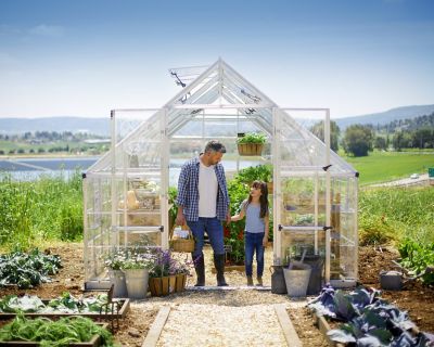 Image showing  10 L x 12 W ft. Silver Balance Greenhouse