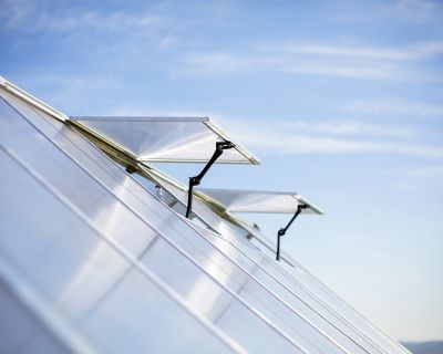 Image showing 5 th Canopia by Palram 10 L x 12 W ft. Silver Balance Greenhouse