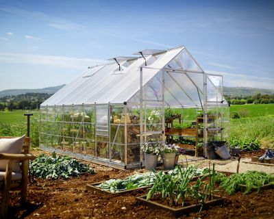 Image showing  10 L x 16 W ft. Silver Balance Greenhouse