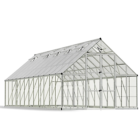 Canopia by Palram 10 ft. L x 24 ft. W Silver Balance Greenhouse