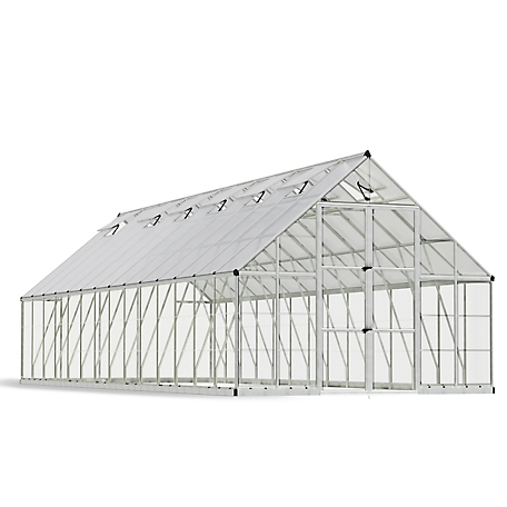 Canopia by Palram 10 ft. L x 28 ft. W Silver Balance Greenhouse