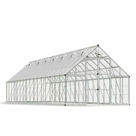 Canopia by Palram 10 ft L x 32 ft W Silver Balance Greenhouse Hobby Greenhouses