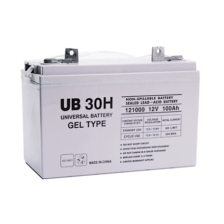 Universal Battery 12V 100Ah AGM/Gel Battery with Fl2 Terminals