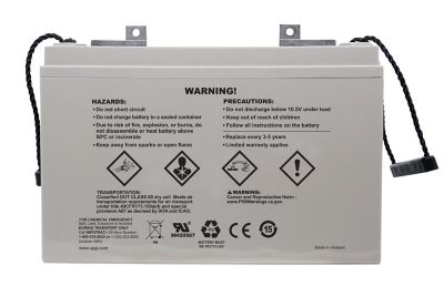 Image showing 1 th Universal Battery 12V 100Ah AGM/Gel Battery with Fl2 Terminals