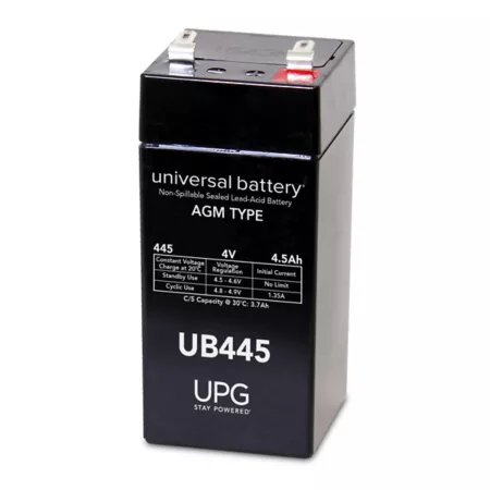 Universal 4V 4.5Ah Sealed Lead Acid (SLA)/AGM Battery with F1 Terminals Mower Batteries