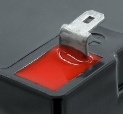 Image showing  12V 1.3Ah Sealed Lead Acid (SLA)/AGM Battery with F1 Terminals