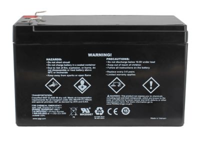 Image showing  12V 8Ah Sealed Lead Acid (SLA)/AGM Battery with F2 Terminals