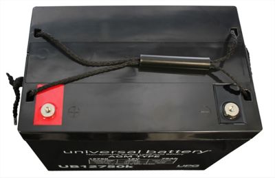 Image showing  12V 75Ah AGM Battery (Group 24) with I4 Terminals
