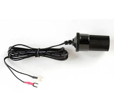 Universal Battery 6 ft. Female 12V Car Adapter Plug to +/- Connectors