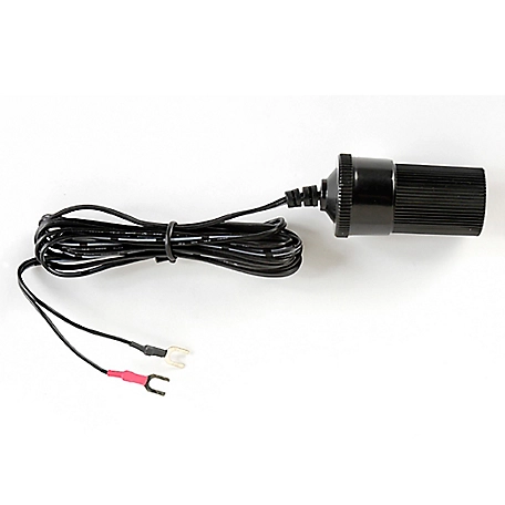 Universal Battery 6 ft. Female 12V Car Adapter Plug to +/