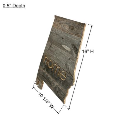 Image showing  Large Rustic Farmhouse Home State Reclaimed Wood Wall Sign, Alabama