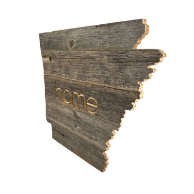 Image showing  Large Rustic Farmhouse Home State Reclaimed Wood Wall Sign, Arkansas