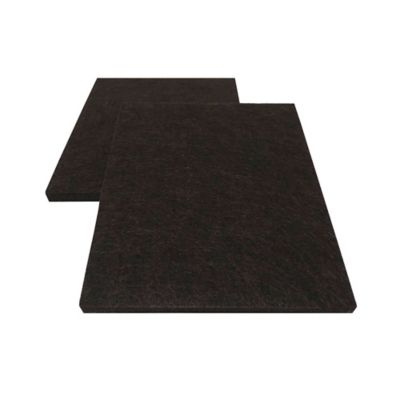 SuperSliders Super Sliders with Gorilla Glue 4.5 in. Felt Self Adhesive Blanket, Brown, 2 pc.