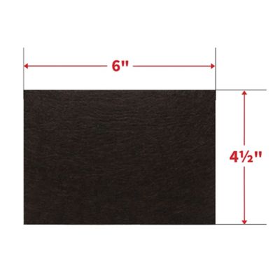 Image showing  Gorilla Glue Self-Adhesive Felt Blanket, Brown, 4.5 in., 2 pc.