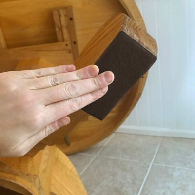 Image showing 7 th SuperSliders Gorilla Glue Self-Adhesive Felt Blanket, Brown, 4.5 in., 2 pc.