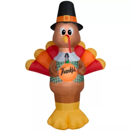 Gemmy Airblown Grateful Turkey Giant Halloween Inflatables