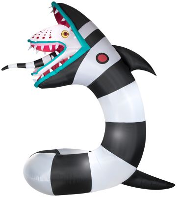 Image showing  Animated Airblown-Beetlejuice Sandworm with Leds