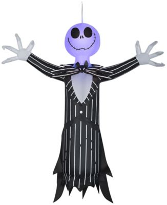 Gemmy Airblown Hanging Jack Skellington with Blinking Lights