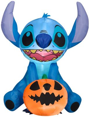 Gemmy 35.83 in. Airblown Stitch with Jack O'Lantern Inflatable Halloween Decoration