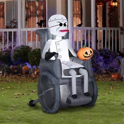 Image showing  66.14 in. Airblown Dr. Finkelstein Inflatable Halloween Decoration