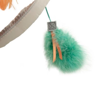 Image showing  26 in. L Fringe Frenzy Cat Hideout with Tunnel Entrance