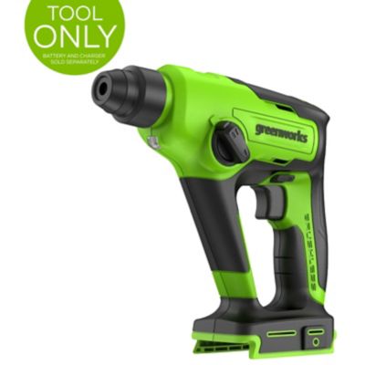 Greenworks 24V Brushless Cordless Battery 7/8-in. SDS-Plus Rotary Hammer Drill, 1.2J, Tool Only
