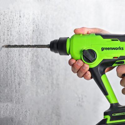 Image showing  24V Brushless Cordless Battery 7/8-in. SDS-Plus Rotary Hammer Drill, 1.2J, Tool Only