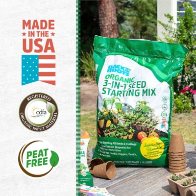 Image showing  12 qt. Natural and Organic Specialty Peat-Free Seed Starting Mix with Mycorrhizae and Worm Castings