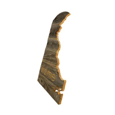 Image showing  Large Rustic Farmhouse Home State Reclaimed Wood Wall Sign, Delaware