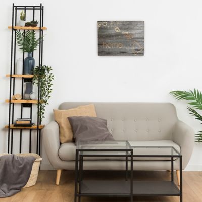 Image showing  Large Rustic Farmhouse Home State Reclaimed Wood Wall Sign, Hawaii