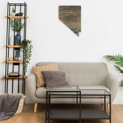 Image showing 3 th Barnwood USA Large Rustic Farmhouse Home State Reclaimed Wood Wall Sign, Nevada